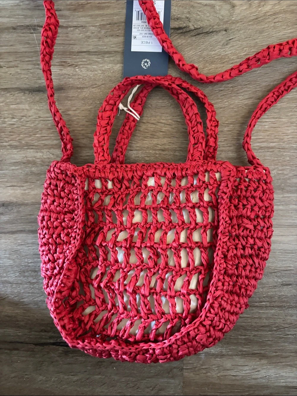💛2 for $15! NWT Spritz Woven Crossbody Bag